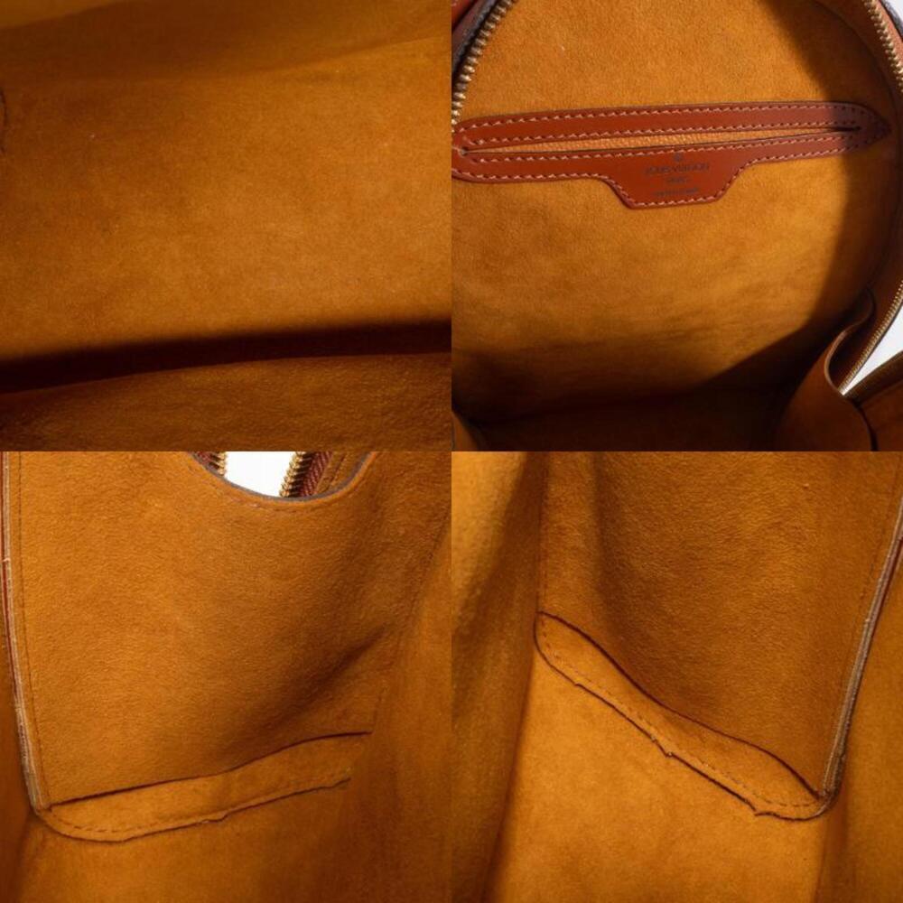 LOUIS VUITTON Brown Leather Backpack - Picture 14 of 16